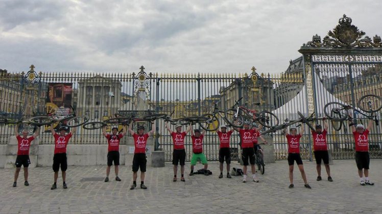 300 km in 3 days: cycling team say goodbye London and bonjour Paris in charity ride